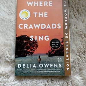 Orange and Black Book Cover Coastal Marsh Scene